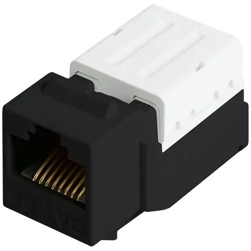 Модуль Nikomax (NMC-KJUD2-FT-BK) информ. Keystone RJ45 кат.5E UTP черн.