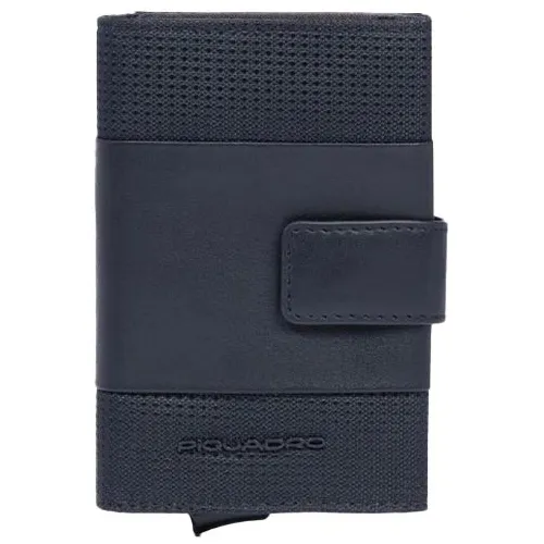Чехол для кредитных карт Piquadro S137 PP5649S137R/N, металл, черный