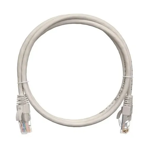 Патч-корд NIKOMAX вилка RJ-45, вилка RJ-45, кат.5E, LSZH, 2м, серый [nmc-pc4ud55b-020-c-gy]
