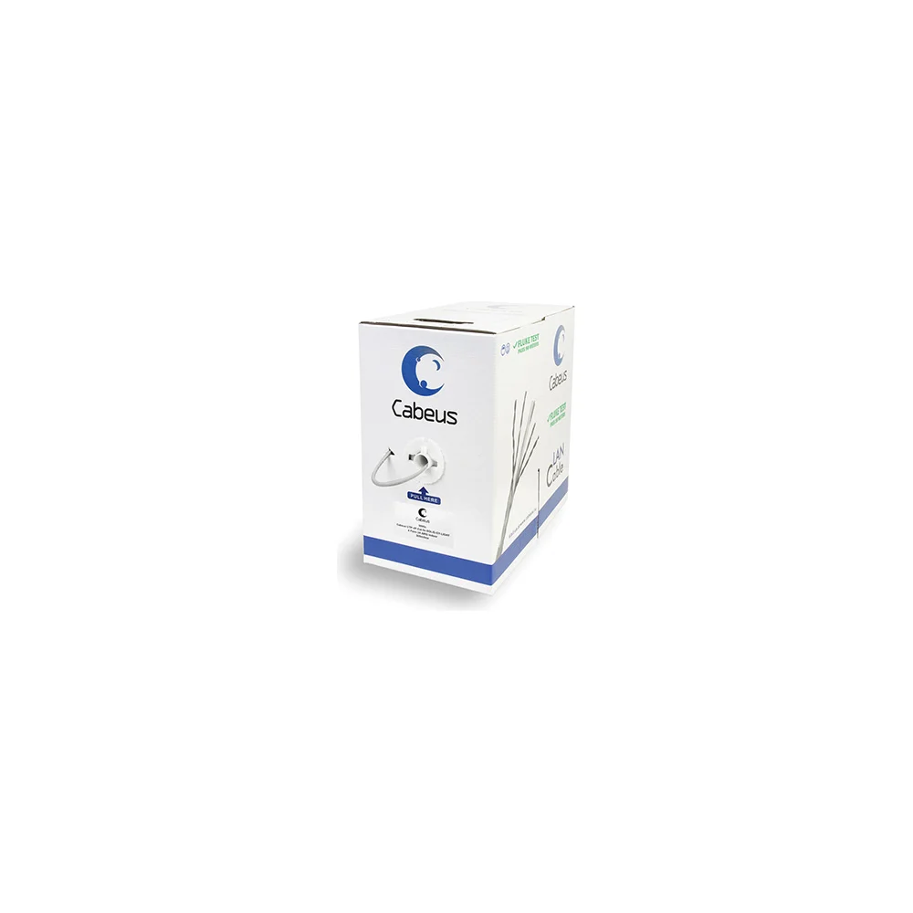 Одножильный кабель Cabeus UTP-4P-Cat.5e-SOLID-GY-LIGHT