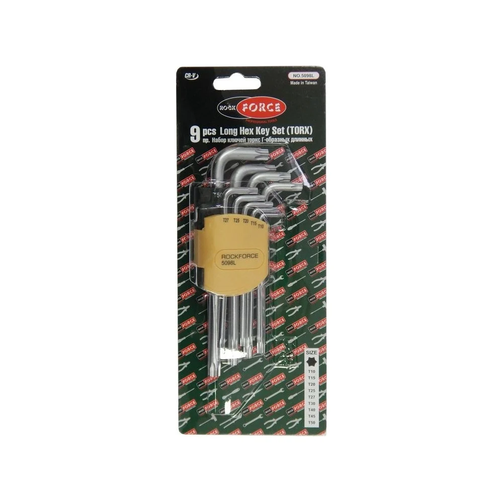 Набор ключей torx Rockforce RF-5098L(5730)