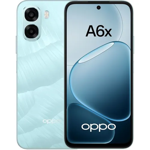 6.75" Смартфон OPPO A6x 6/256Gb, NFC, IPS, 120Гц, 6100мAч, голубой