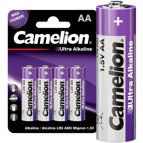 AA Батарейка CAMELION Ultra Alkaline LR6-BP4UT, 4 шт.