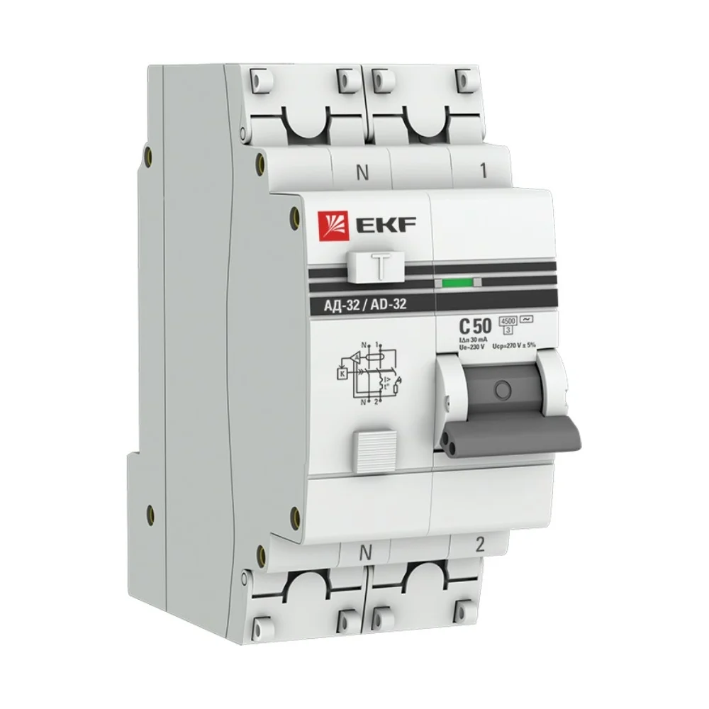 Дифференциальный автомат EKF PROxima АД-32 DA32-50-30-pro