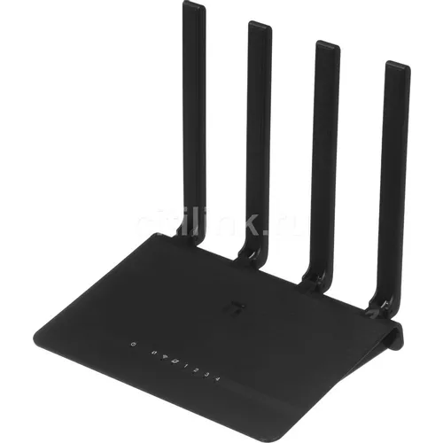 Wi-Fi роутер Netis N2, Wi-Fi 5, AC1200, 2.4/5ГГц, 4 LAN, черный