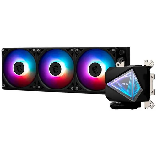 Система водяного охлаждения MSI Mag Coreliquid I360, 4-pin, RGB, 120мм, черный, retail