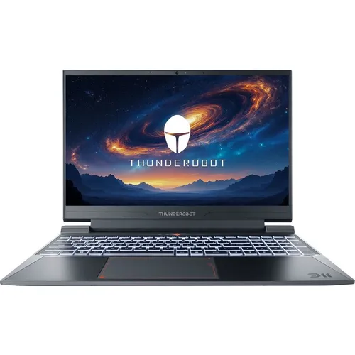 Ноутбук игровой THUNDEROBOT 911 X Wild Hunter G3 Pro, 15.6", IPS, Intel Core i5 13420H 2.1ГГц, 8-ядерный, 16ГБ DDR5, 1ТБ SSD, NVIDIA GeForce RTX 5060 для ноутбуков - 8 ГБ, TGP 115Вт, FreeDOS, серый [jt009k00kru]