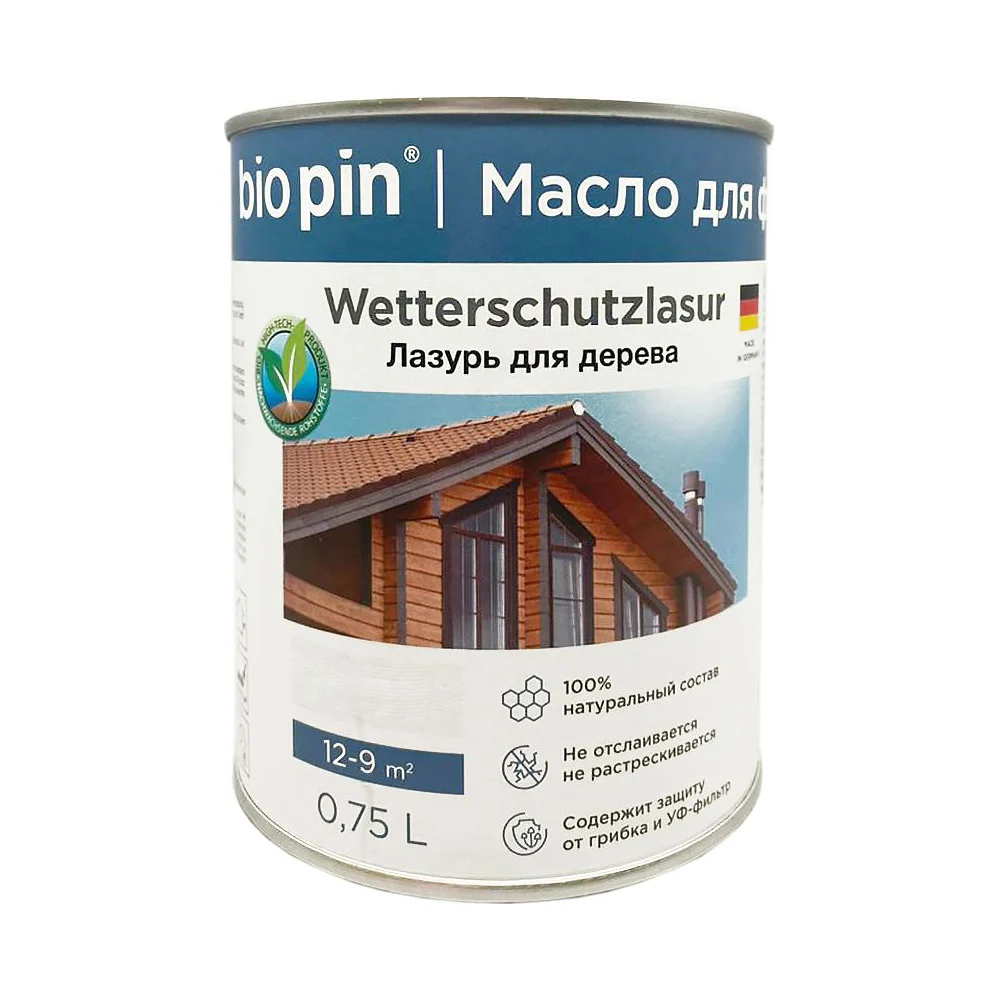 Лазурь для дерева BIO PIN 2241 Wetterschutzlasur 22411I103