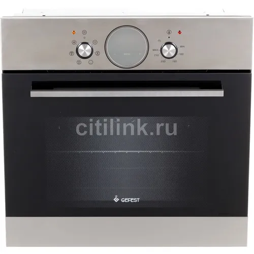 Духовой шкаф электрический GEFEST ЭДВ ДА 602-02 РН7, 52л, дверца с 2 стеклами, нержавеющая сталь