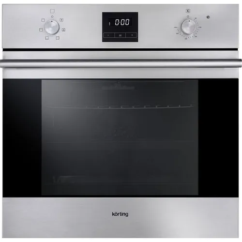 Духовой шкаф электрический Korting OKB560CFX, 64л, дверца с 2 стеклами, нержавеющая сталь