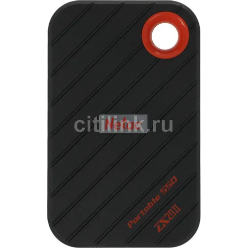 2ТБ Внешний диск SSD NETAC ZX20 II NT01ZX20II-2T0-32BK, USB-C, запись - 1800МБ/с, чтение - 2000МБ/с, черный