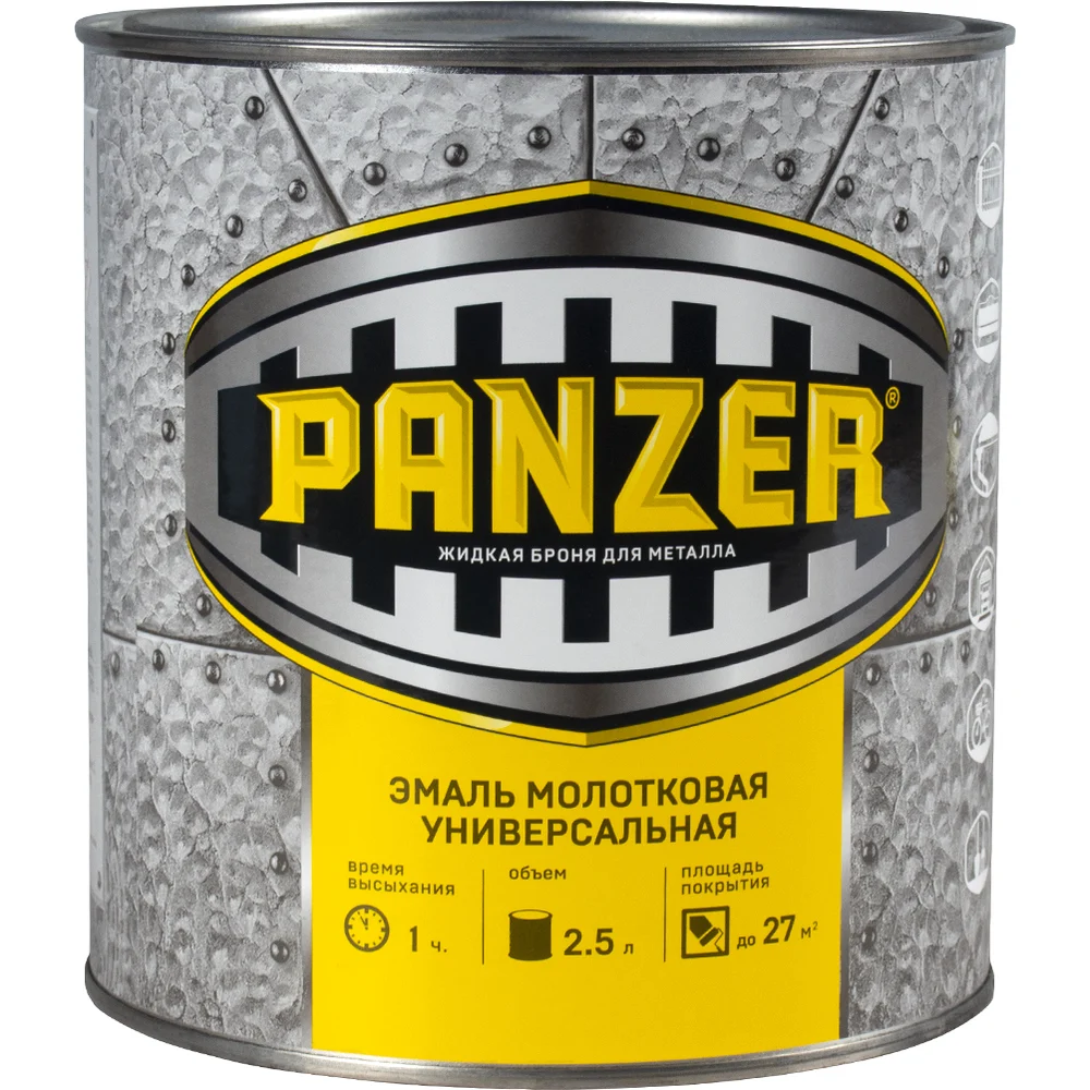 Универсальная молотковая эмаль PANZER 219790