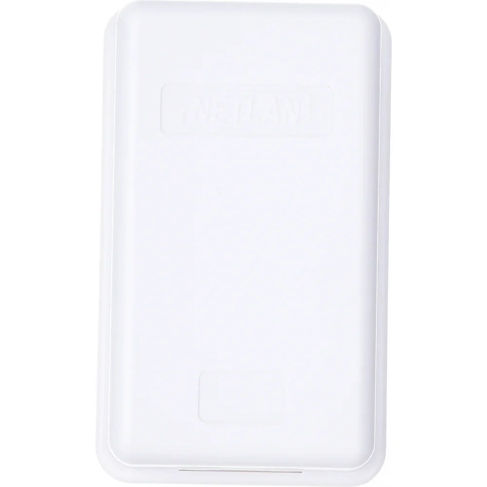 Настенная розетка NETLAN EC-UWO-1-UD2-WT-10