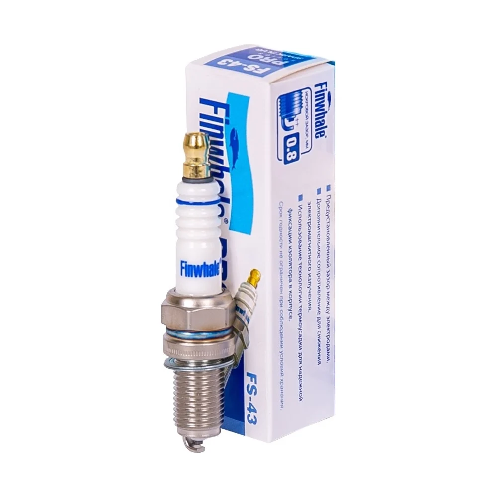 Свеча зажигания 1.0-1.2L Aveo, Spark 10- , Cobalt, Gentra FINWHALE FS43