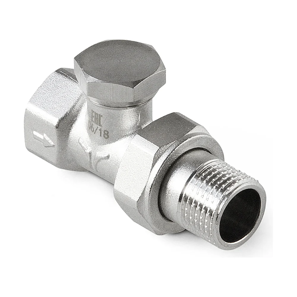 Прямой запорно-регулируемый клапан PRO AQUA LVS-m15-f15x