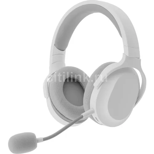 Гарнитура игровая Razer Barracuda X, для компьютера и игровых консолей, мониторные, Bluetooth/радио, белый [rz04-04430200-r3m1]