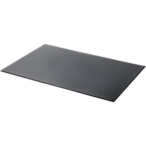 Настольное покрытие BRAUBERG 236774, пвх, 38x59 см, черный, эргономичная форма, нескользящая основа, прозрачный верхний слой