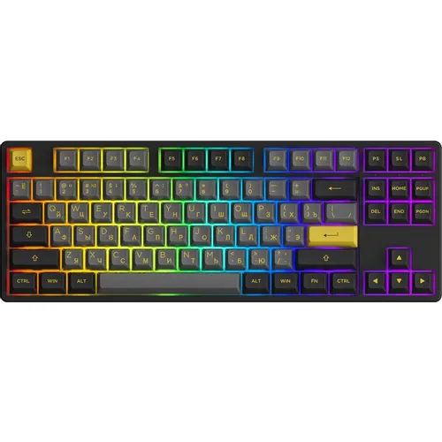 Клавиатура AKKO 5087S, проводная, USB, механическая, черный
