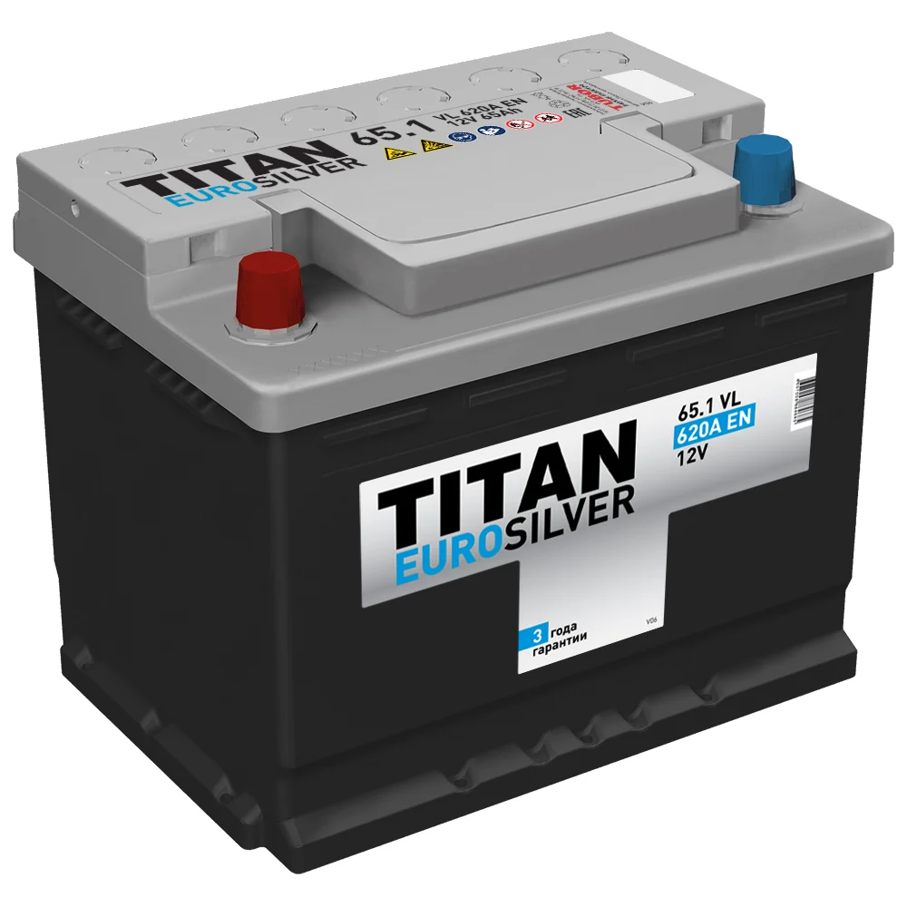 Аккумулятор TITAN EUROSILVER 4607008884685