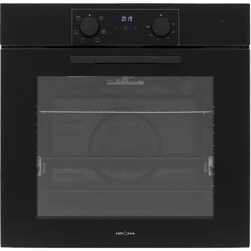 Духовой шкаф электрический Krona Vollmond opti 60 BL/BL, 72л, дверца с 2 стеклами, черный