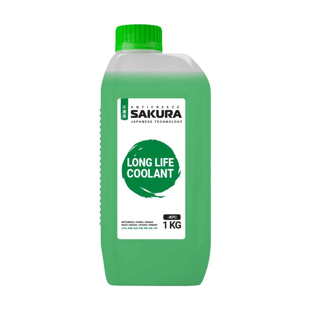 Антифриз для Nissan, Mitsubishi, Honda, Mazda, Suzuki, Subaru Sakura GREEN 430201403
