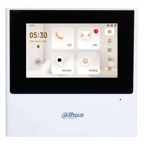 Видеодомофон Dahua DHI-VTH2611L-WP, черный