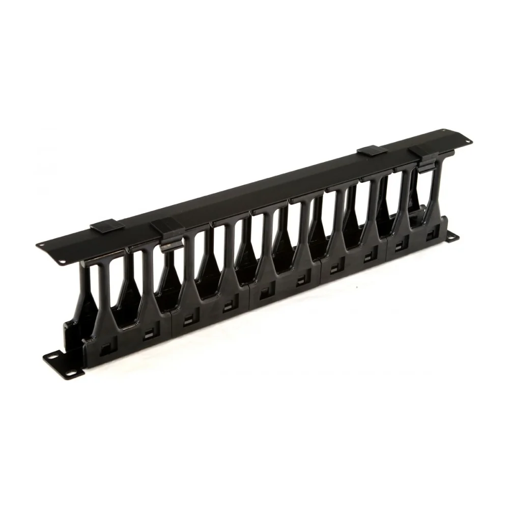 Кабельный организатор Hyperline CMF-1U-FPL106-MCOV-RAL9005 481518