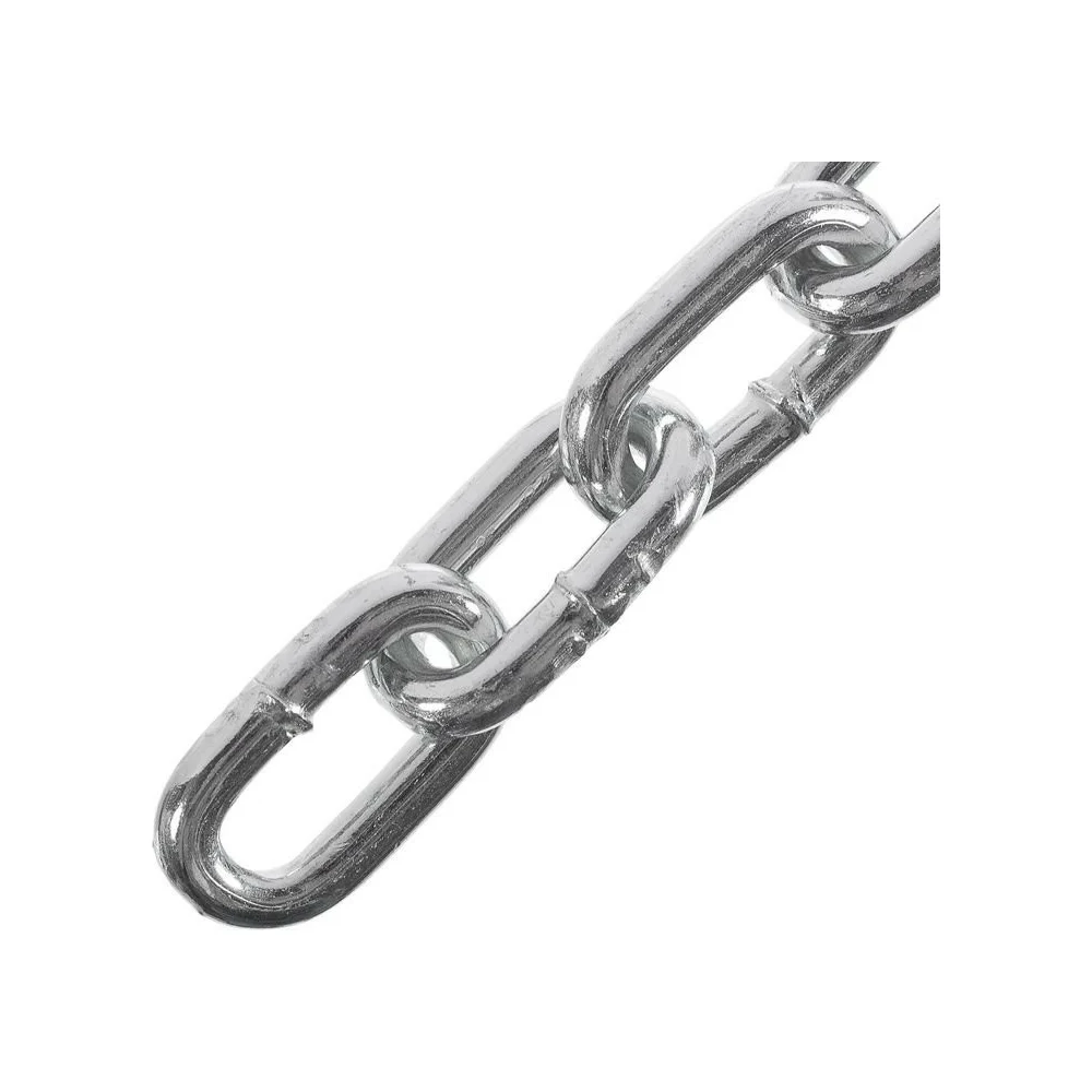 Сварная короткозвенная оцинкованная цепь Rizzel DIN 766 SLC 6 313230