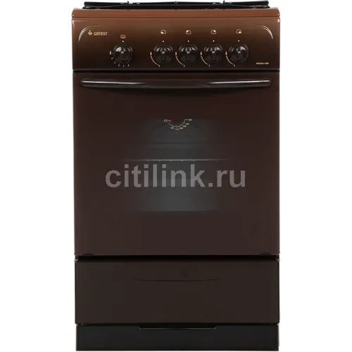 Газовая плита GEFEST ПГ 3200-08 К19, газовая духовка, сталь, коричневый