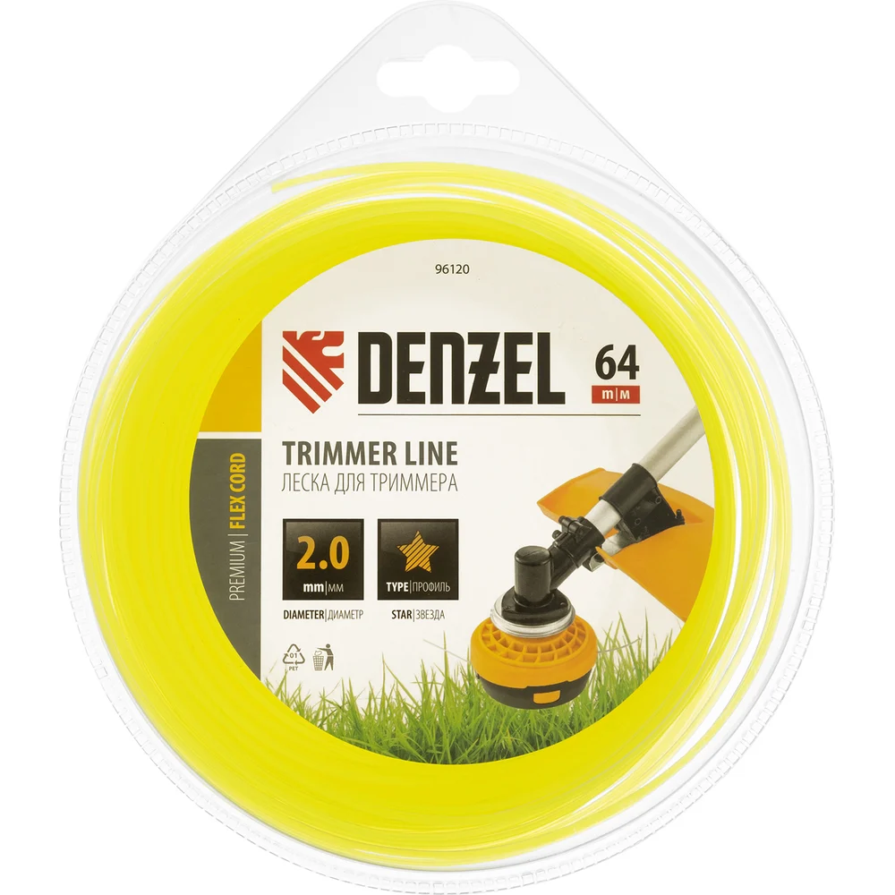 Леска для триммера Denzel FLEX CORD 96120