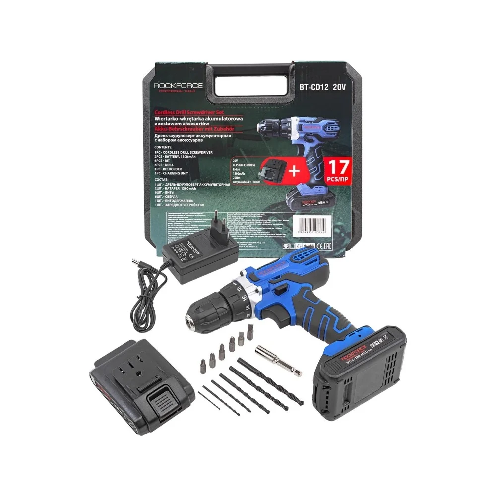 Шуруповерт Rockforce RF-BT-CD12 20V