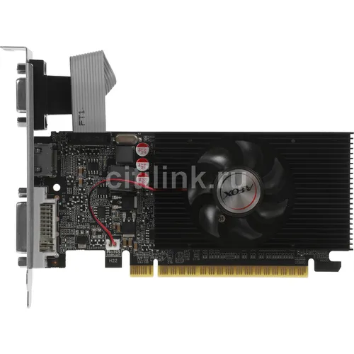 Видеокарта AFOX NVIDIA G210 AF210-512D3L3-V2 512МБ DDR3, Low Profile, Ret