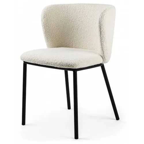 Стул HESBY HSBI_DC-24121_BEIGE, на ножках, букле, бежевый
