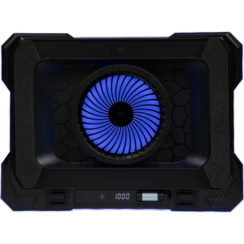 Подставка для ноутбука Digma D-NCP190-1x100RGB, 19", 428х316х58 мм, 2хUSB, вентиляторы 1 х 140 мм, 1280г, черный