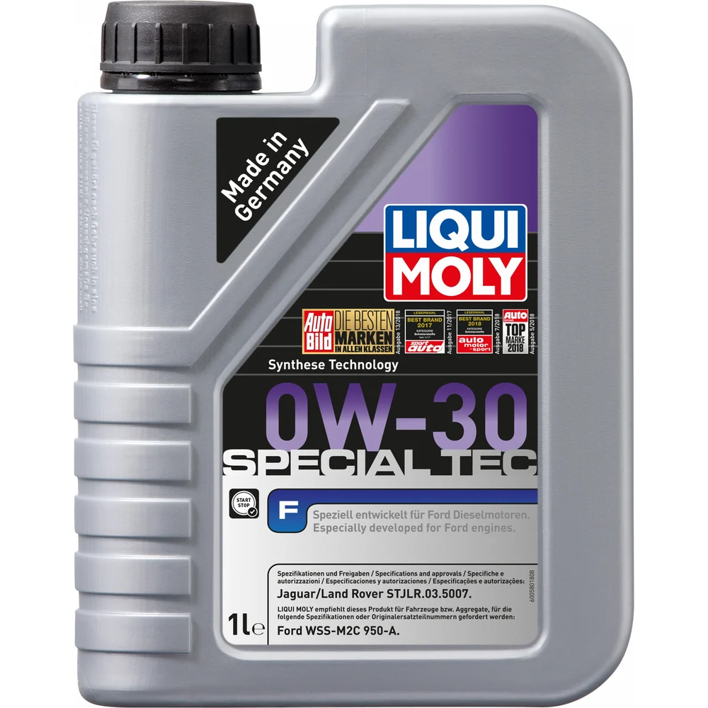 НС-синтетическое моторное масло LIQUI MOLY Special Tec F 0W-30 8902