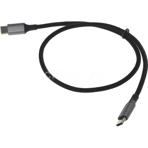 Кабель UGREEN 50149, USB Type-C (m) - USB Type-C (m), 0.5м, 3A, черный