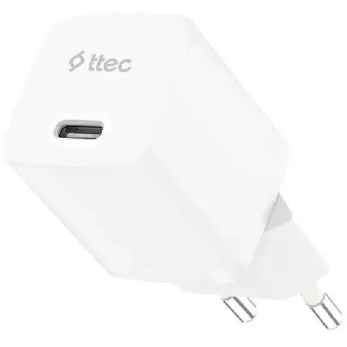 Сетевое зарядное устройство TTEC SmartCharger, USB-C, 20Вт, белый [2scg20b]