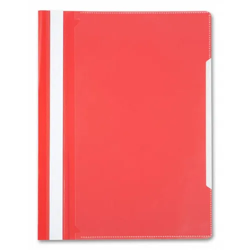 Папка-скоросшиватель Бюрократ -PS-K20RED, A4, пластик, красный 20 шт./кор.