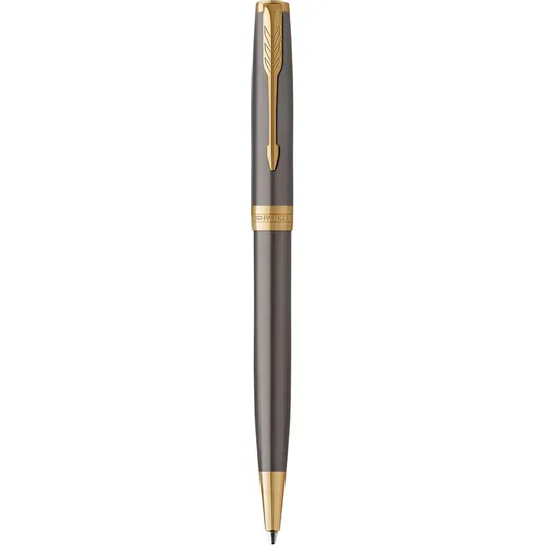 Ручка шариковая Parker Sonnet Grey Core GT чернила черный коробка подарочная [2213679]