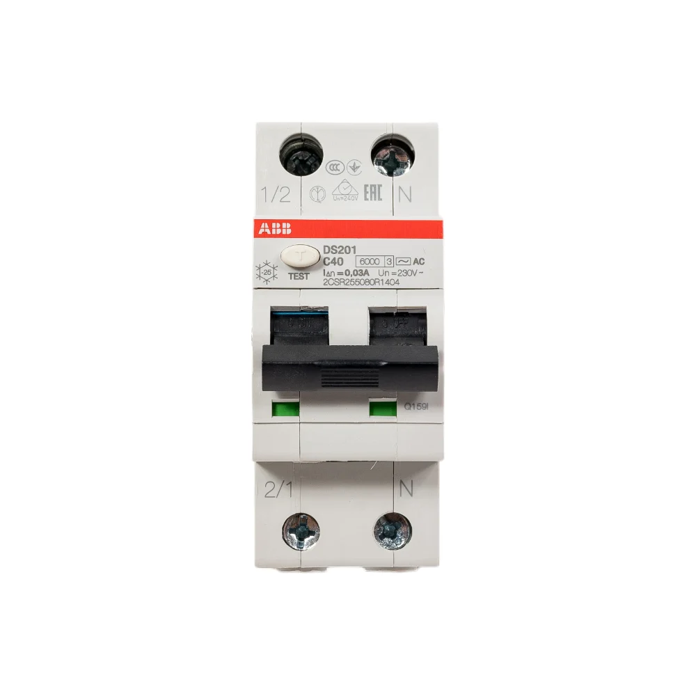 Автоматический выключатель дифференциального тока ABB DS201 2CSR255080R1404