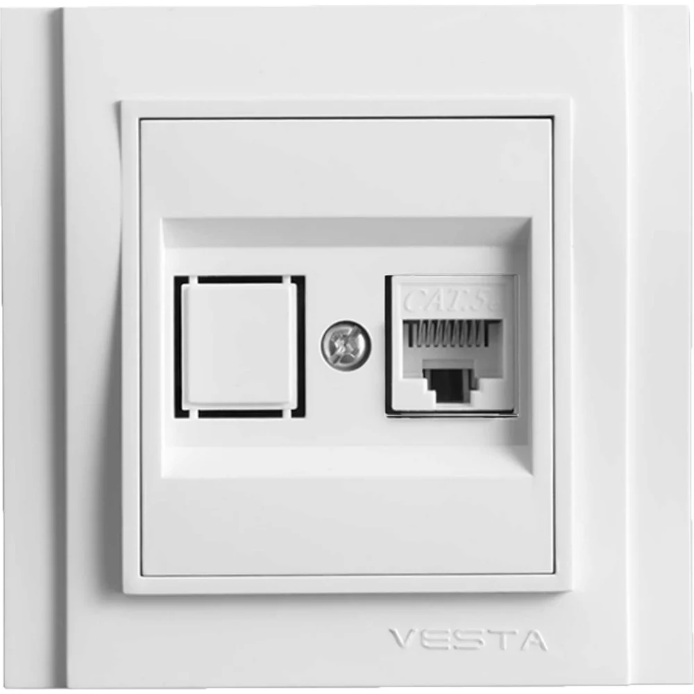 Розетка для сетевого кабеля Vesta Electric Verona FRZCW020101BEL