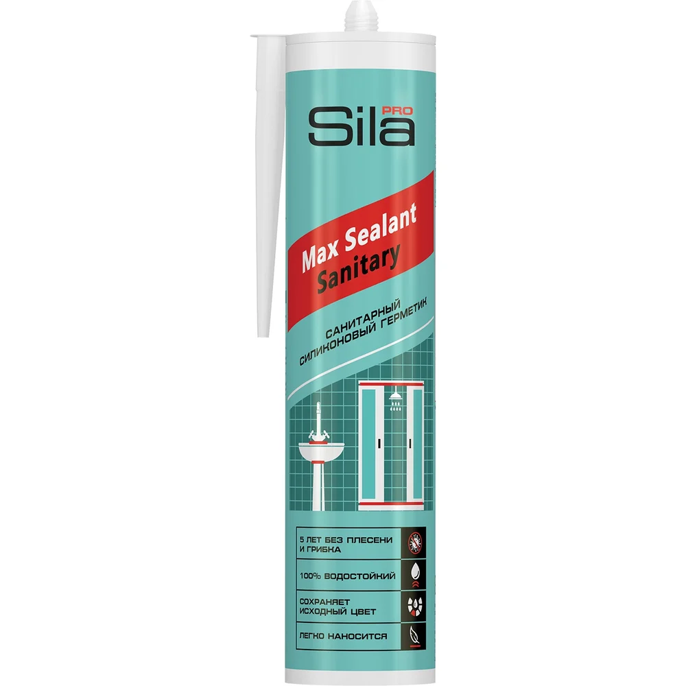 Силиконовый санитарный герметик Sila PRO Max Sealant SS2804