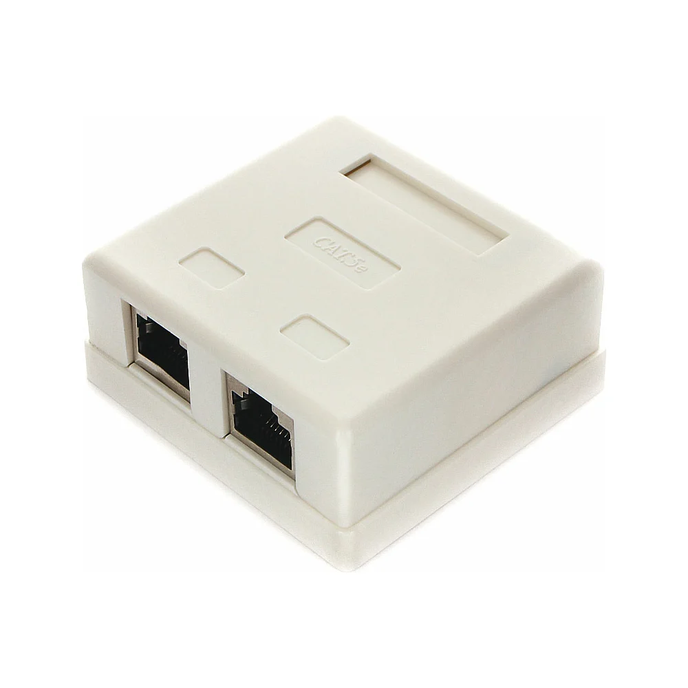 Внешняя экранированная розетка Cablexpert NAS214