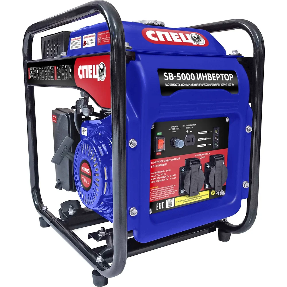 Бензиновый генератор Спец SB-5000 СПЕЦ-4051