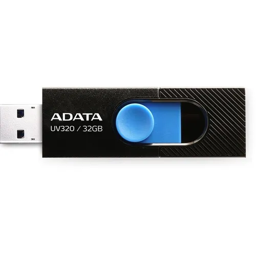 Флешка USB A-Data UV320 32ГБ, USB3.2, черный [auv320-32g-rbkbl]