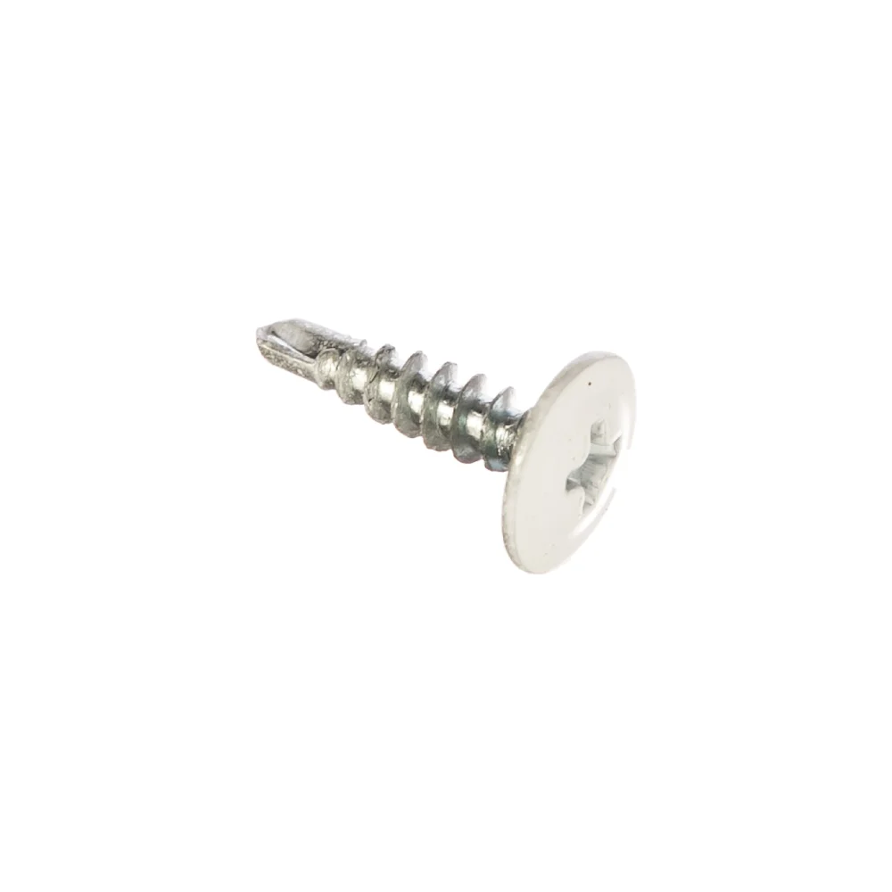 Саморез-сверло металл-металл Стройметиз 4,2х16 RAL9003 (200 шт.) 2530193