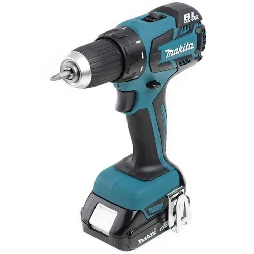 Дрель-шуруповерт Makita DHP485SYE, 1.5Ач, с двумя аккумуляторами