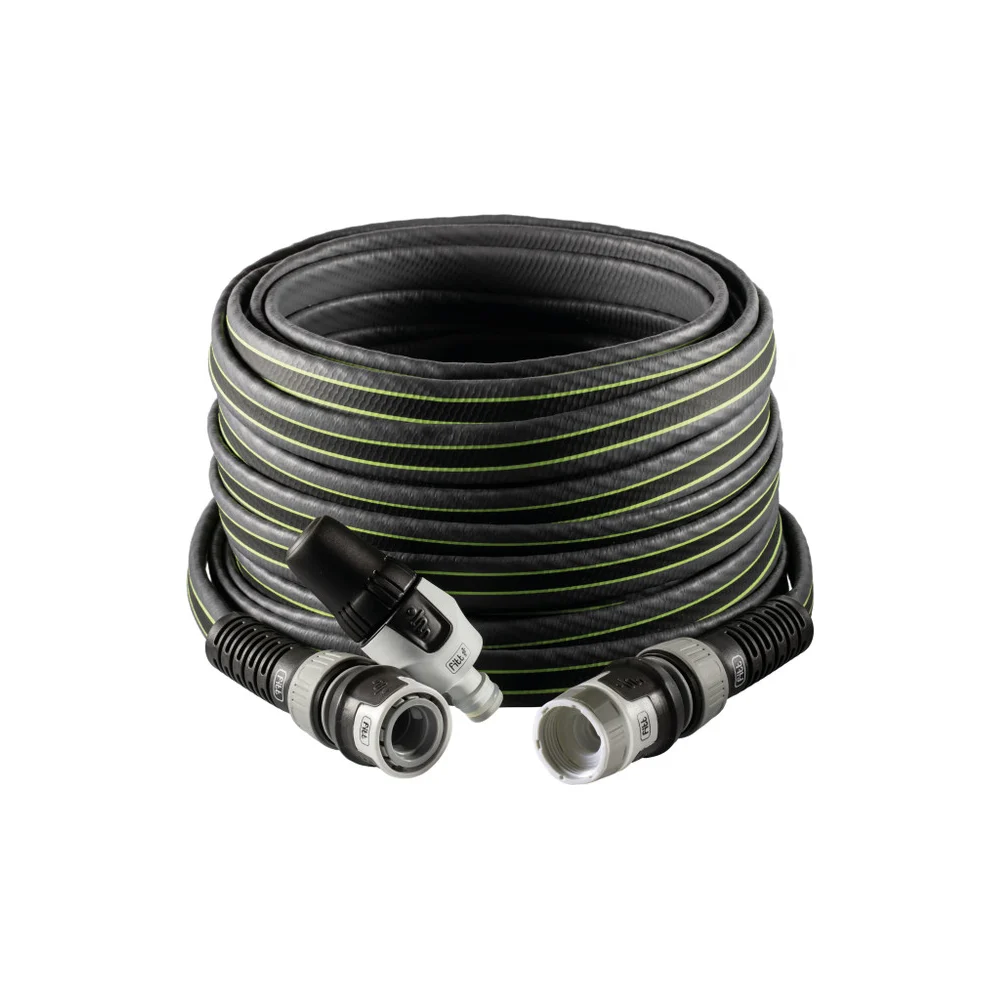 Компактный противоскручивающийся шланг FITT FORCE GREY/Lime 1/2" 25m nozzle box