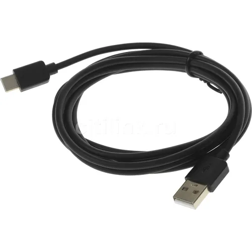 Кабель Buro USB Type-C (m) - USB (m), 2м, 3A, черный [bu-usb-ac-2m-3a]