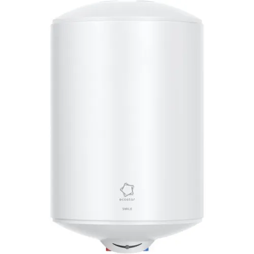 Водонагреватель ECOSTAR Smile EWH-SM80-RE, накопительный, 1.5кВт, 80л, белый